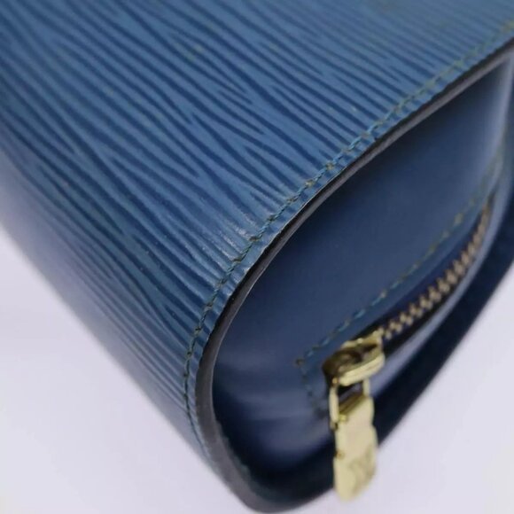 LOUIS VUITTON Epi Dauphine PM Pouch Blue M48445 LV Auth 89185 - Picture 3 of 16